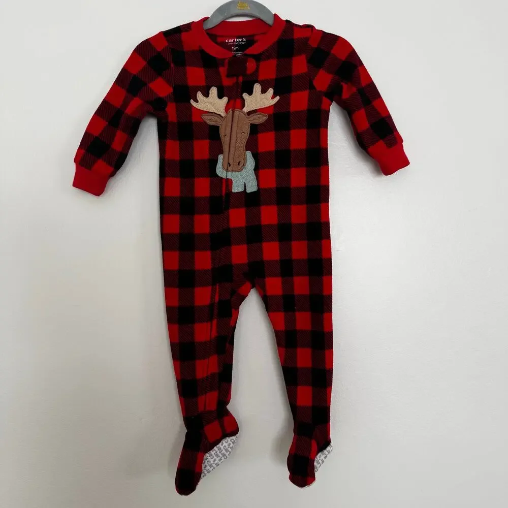 Cool Weather Baby Bundle, 4 Pieces: Footed Pajamas, Sweatshirts, Zip Up Hoodie